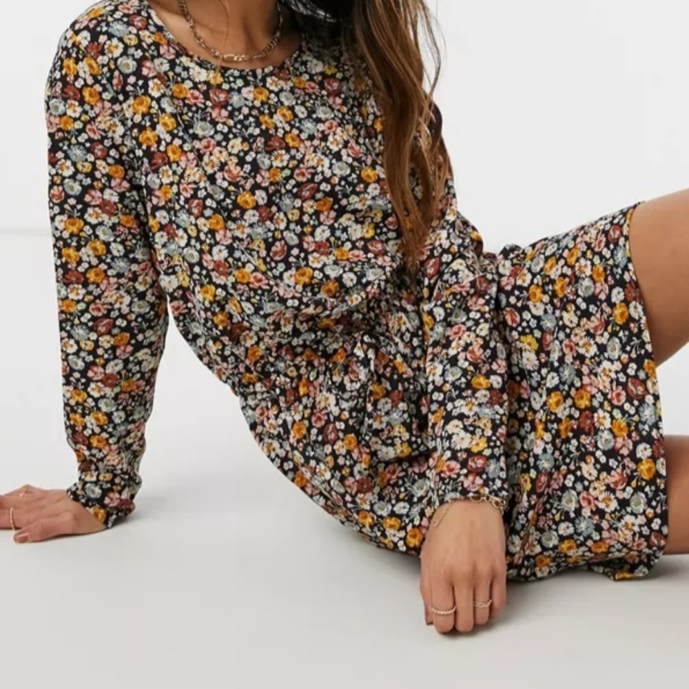 Asos, Only floral dress with tie waist